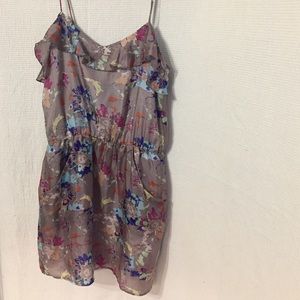 NWT Silk Gray Dress